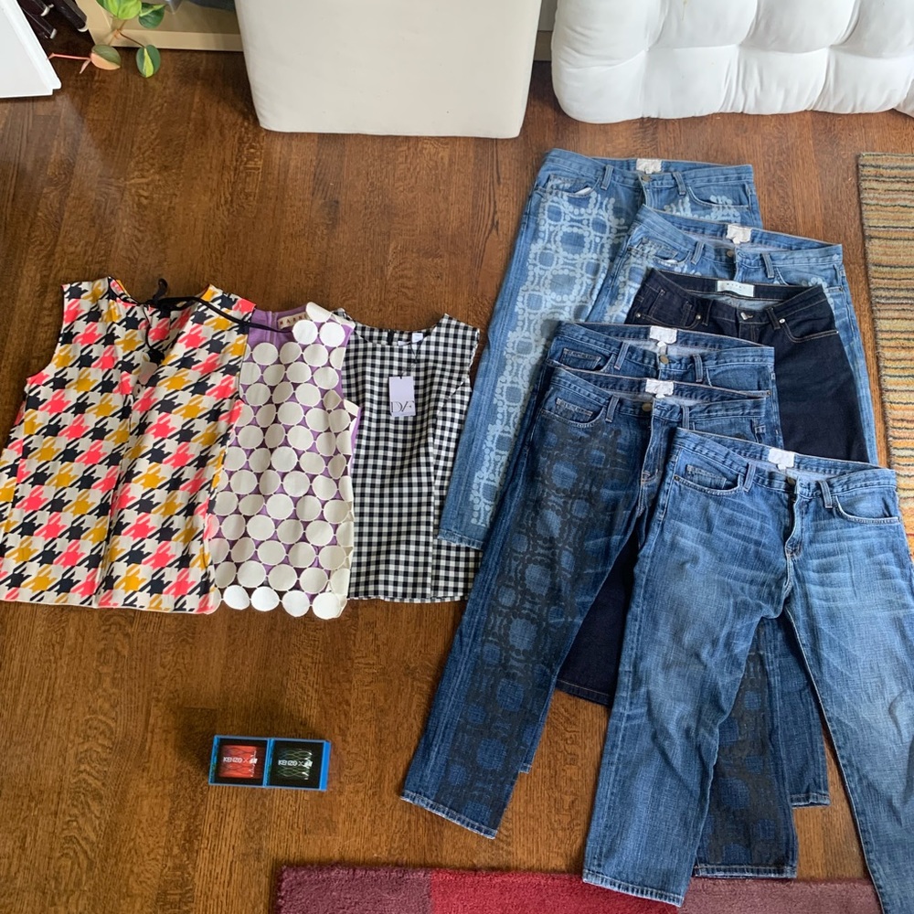 Selling an assortment of Marni, Current elliot, And Diane von Furstenburg
